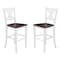 Flash Furniture Antique White Wash Solid Wood Bar Stools, 2PK ES-STBN1-29-WH-2-GG - alternate 4
